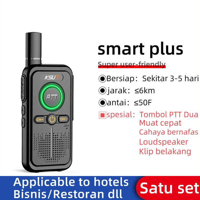 KSUN LT-Plus Walkie Talkie Portable Wireless Copy Deing Frequency 4200MAH 16CH Mini Handy Talky Jara