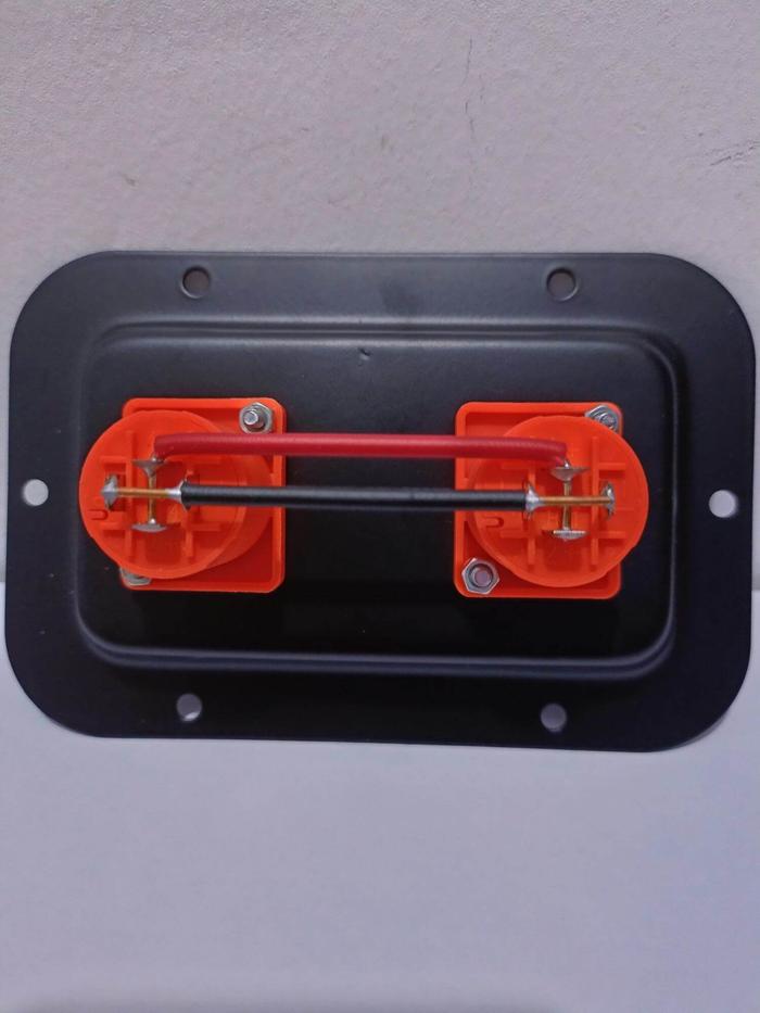 PLAT TERMINAL BOX SPEAKER RAKIT SIAP PASANG PLUS KABEL 1 METER