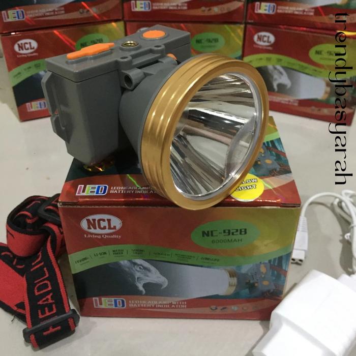 Senter Kepala Super Terang NCL Indikator LED NC-928 50 Watt