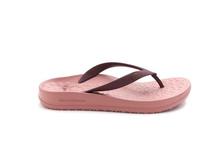 Scholl Biom Spectrum Wine/Salmon 829 Sandal Wanita Terbaru