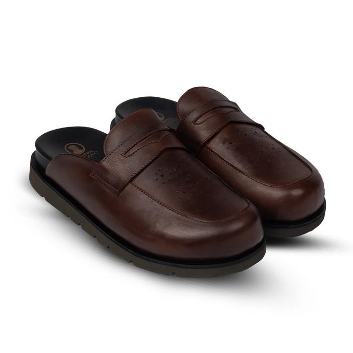 Juno Penny Brown - Nappa Milano - Sandal Uni Terbaru