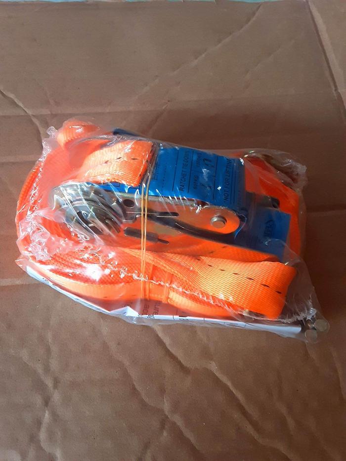 Rachet Tie Down trek belt tali krek tali ikat barang lebar 1 inch / 2,5cm 5 meter dan 10 meter