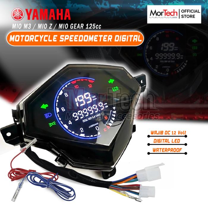 Speedometer Digital New LED Yamaha Mio M3 / Mio Z / Mio Gear 125 Spido Meter Kilometer Digital Indik