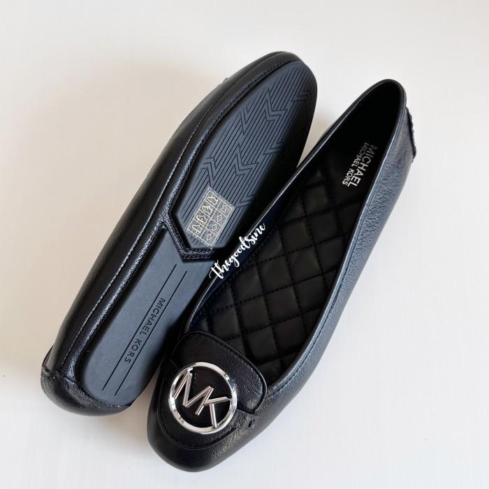 Mk Lillie Moc Leather Ack / Sepatu Wanita Flat Shoes Terbaru