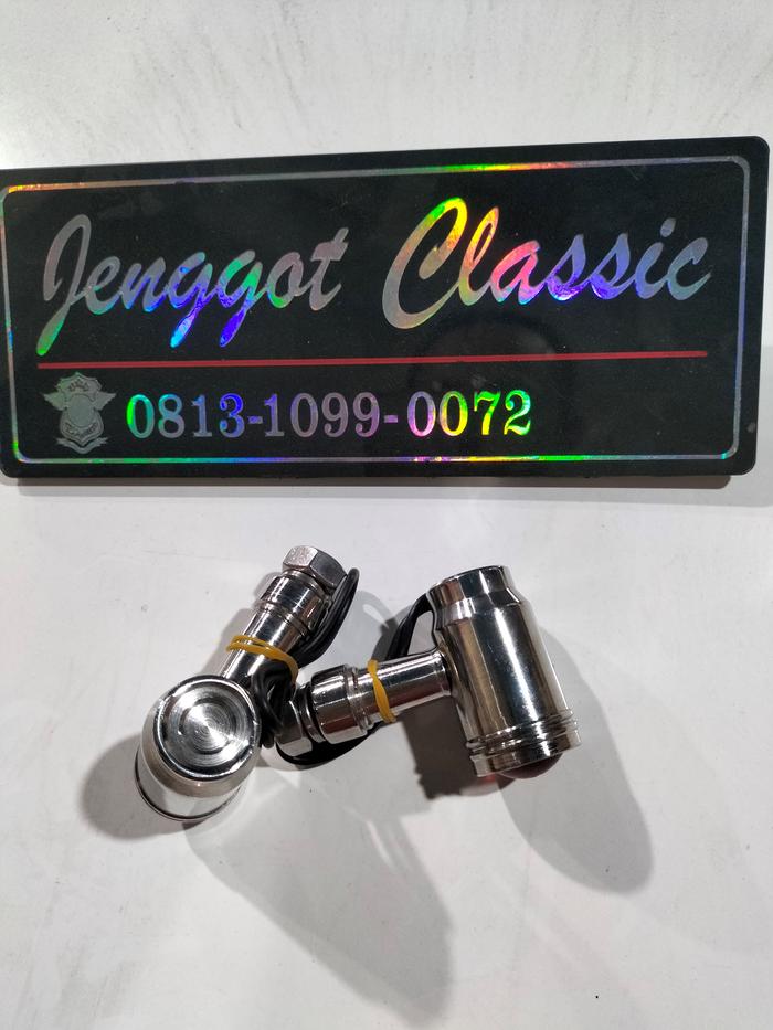 SEIN LED STENLIS RITING LED TABUNG SEN LED RETENG ASLI STAINLESS NYALA MERAH