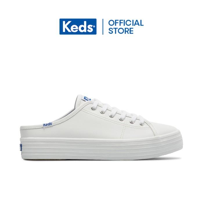 Keds Women Triple Kick Mule Leather - Wh67073 Terbaru