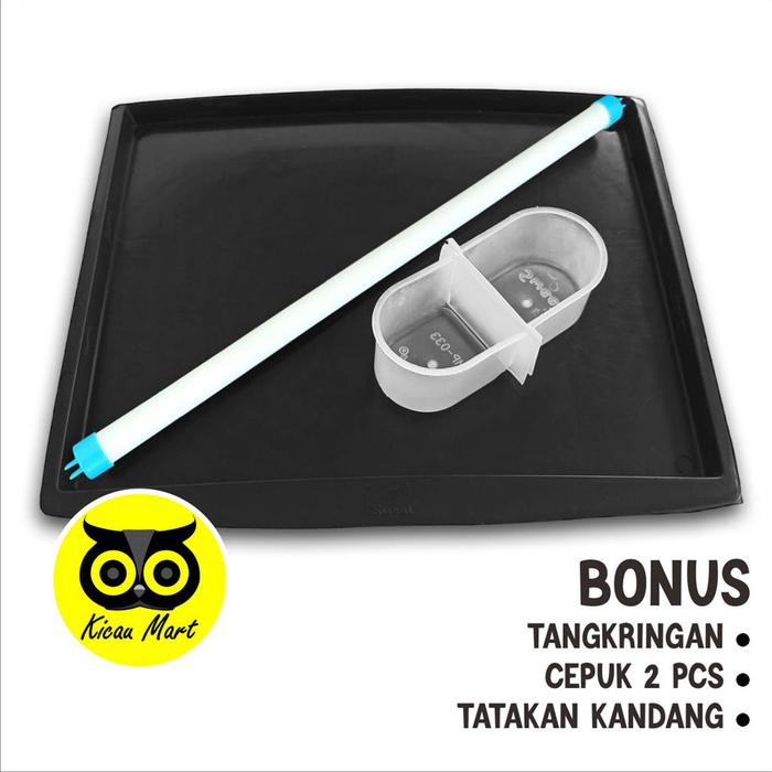 KICAU MART Kandang Hamster Besi Lipat Kandang Mini Tempat Hewan Peliharaan Sangkar Kandang Rumah Bur