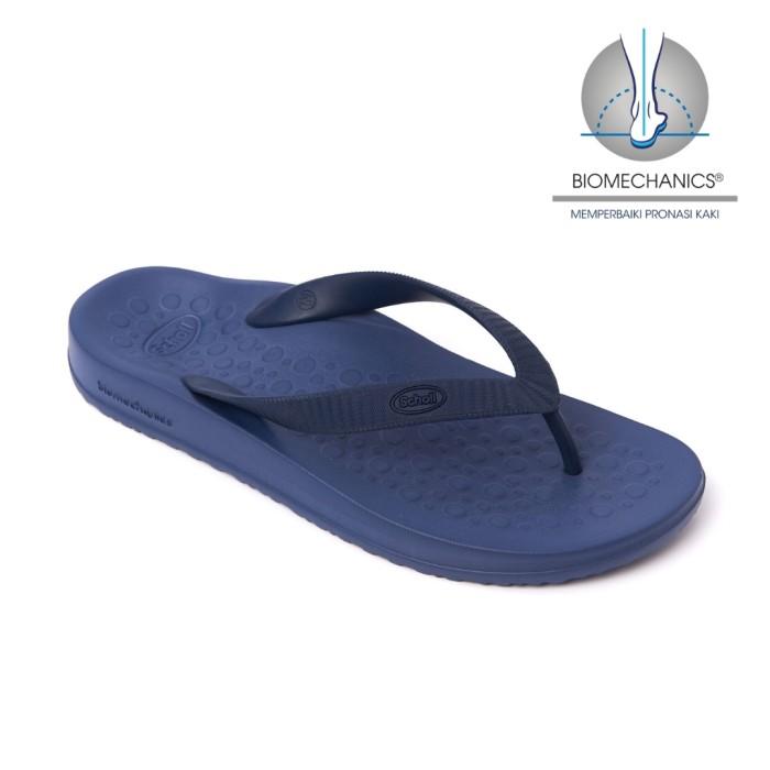 Scholl Biom Spectrum Navy 702 Sandal Uni Terbaru