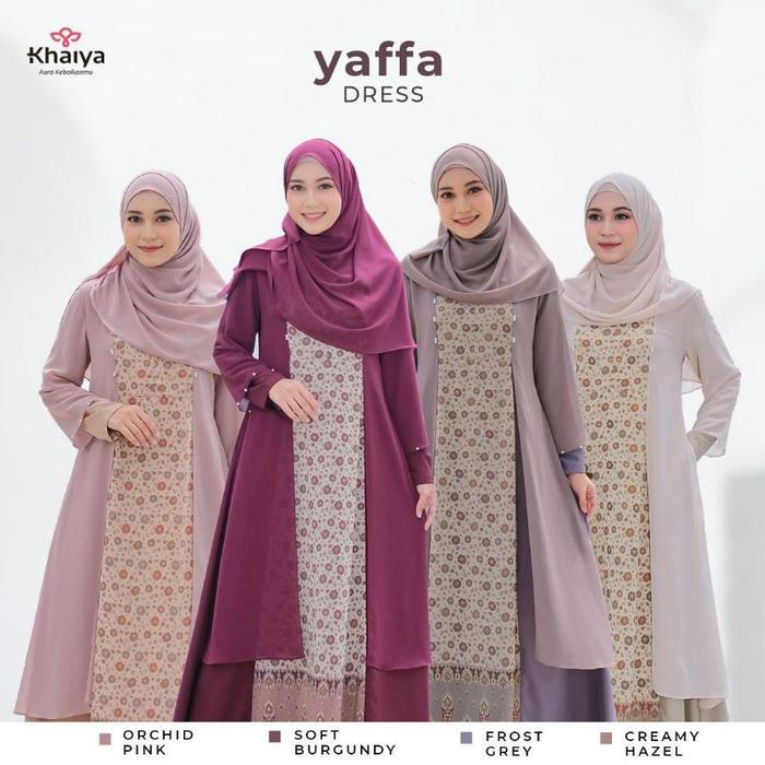 Yaffa Couple by Khaiya || Yaffa Dress & Pashmina Batch 2 || Gamis Busui & Wudhu Friendly
