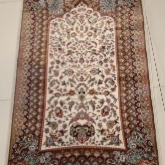 KARPET SAJADAH IMAM TURKI MERK FATIH SUPER TEBAL SIZE 80X120 BARANG READY, JUMLAH SESUAI YANG ADA DI