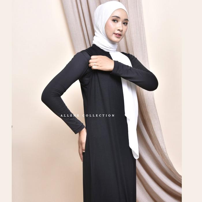 INNER GAMIS KUTUNG LEKTON BUNTUNG MANSET TANPA LENGAN JUMBO S