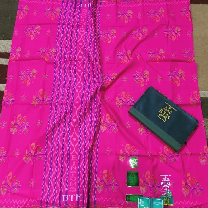 New Trend!, Sarung Btm Full Sutra 100% Motif Bhs Kembang - Pabrik Mst Muslim Dewasa Lembut - Songket