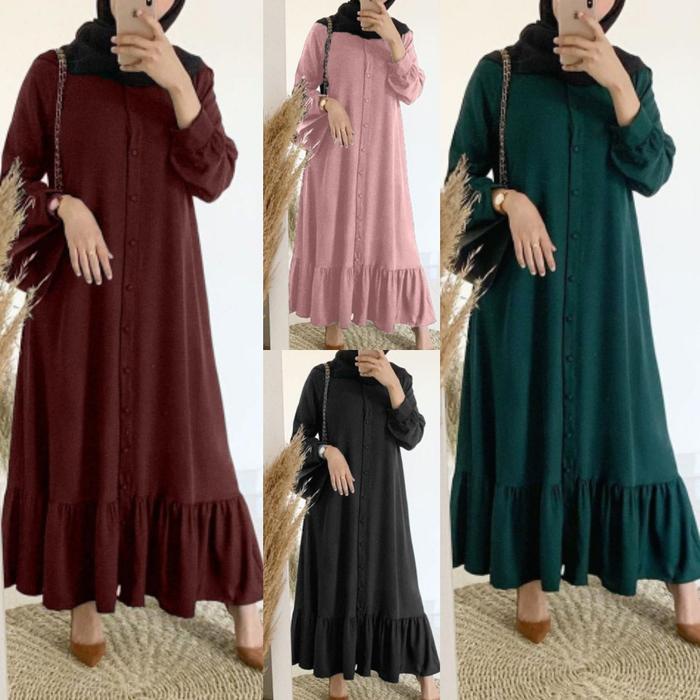 ZASKIYA - BELLA GAMIS BELLA LONG DRESS / GAMIS WANITA ERN