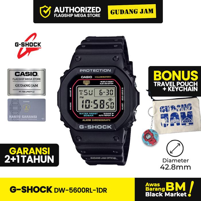 G-Shock Pria DW-5600RL-1DR DW-5600RL-1D DW-5600RL DW5600RL DW 5600RL