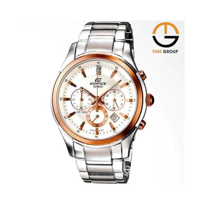 JAM TANGAN PRIA CASIO EDIFICE EF530P-7AV STAINLESS STRAP ORIGINAL