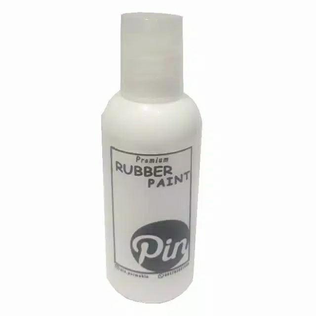 Pin Rubber Paint 60ml - Cat Karet Untuk Sol Sepatu - Putih