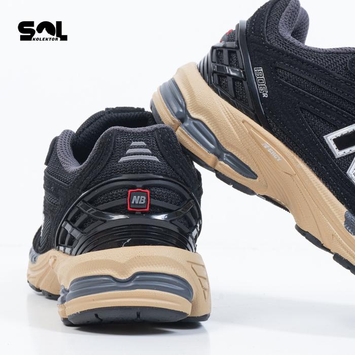 (Langsung Diproses) New Balance 1906 Kids Black Sepatu
