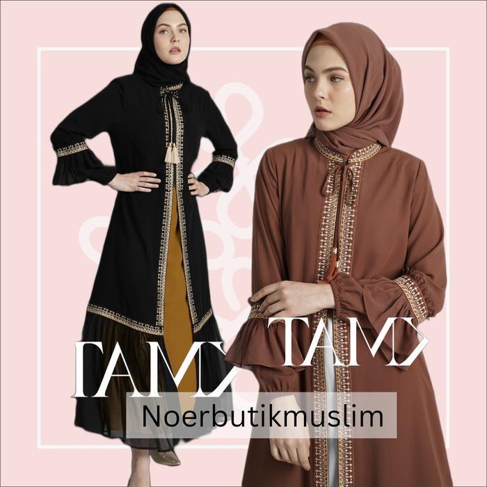 OKmusllim- Hikmat Fashion Original A9677-02 Abaya Hikmat  noerbutikmuslim Gamis turki Gamis turkey A