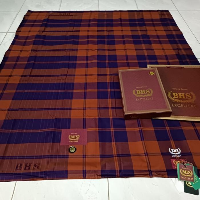 Sarung BHS KDT Motif Kotak Jadul Original - Cokelat