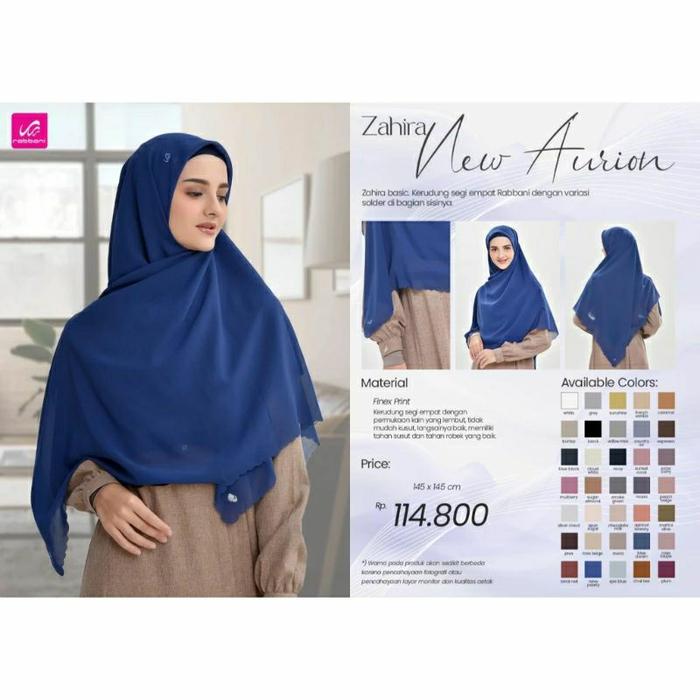 Rabbani - Zahira New Aurion XL || Kerudung Segi Empat Jumbo ||