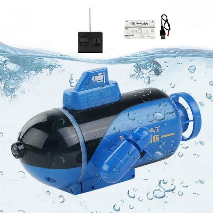 Remote Control Submarine RC Race Boat Ship Waterproof Rechargeable RC Submarine Water Toy For Diving