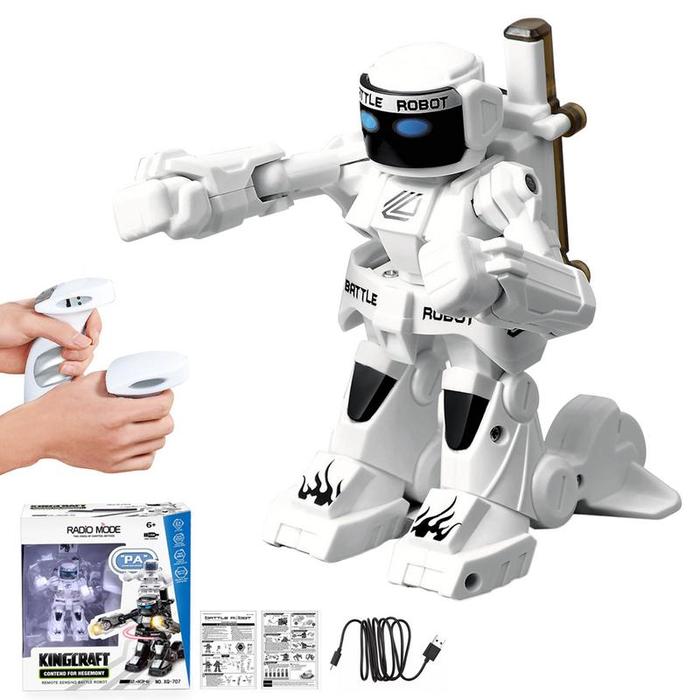 Remote Robot Toy 2.4G Remote Controlled Battle Robots Intelligent Boxing Robot Toy With Color Change