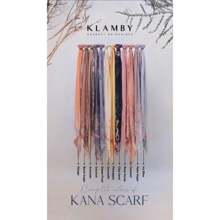 [SIAP KIRIM] New Wearing Klamby Kana Scarf