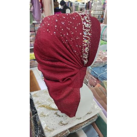 kerudung pesta payet mewah by bugis hijab