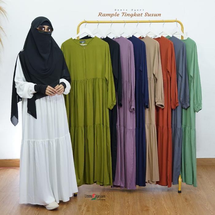 Gamis Lateefa | Gamis Rayon Twill by Ummu Maryam Collections | Gamis