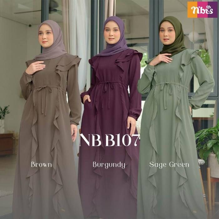 GAMIS NIBRAS NB B107 / GAMIS NIBRAS TERBARU / NIBRAS / GAMIS BRANDED
