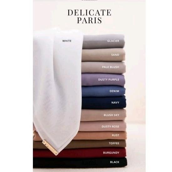 DELICATE PLAIN PARIS SCARF Kamiidea