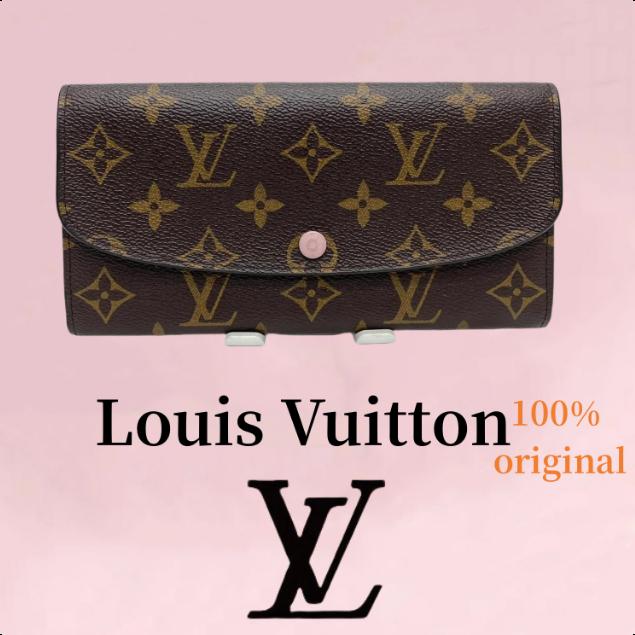 Paling Baik [aœ…100% Original] Louis Vuitton Sarah Wallet Dompet Wanita Ritsleting Dompet Panjang Lv