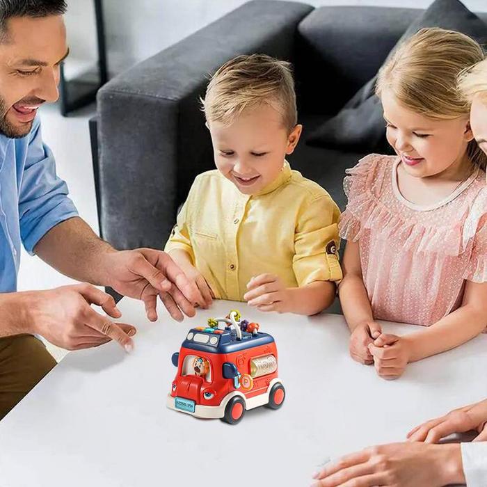 School Bus Toys For Kids Electric Toddler Car Toys School Bus Toy Car Bus Vehicles Toys Interactive 