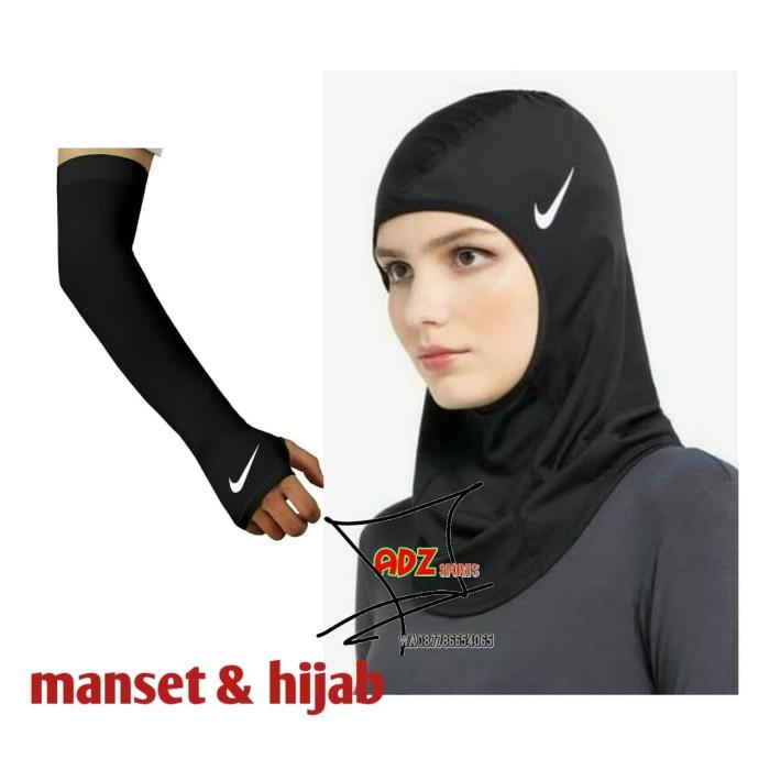 OKmusllim- Paket hijab nike dan manset tangan