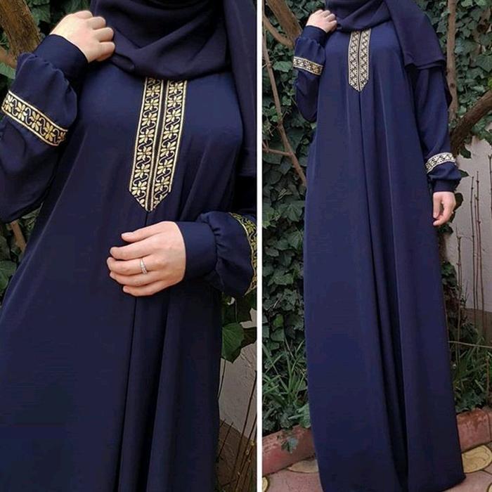OKmusllim- Maxy Dress Abaya Turky 2025 Renda Wanita Hitam Mewah Gamis Turki Kaftan Arab