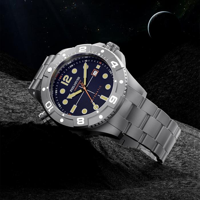 Jam Tangan Pria LIGE Fashion Men's Automatic Mechanical Men's Watch Luminous Diving Watch Explosions