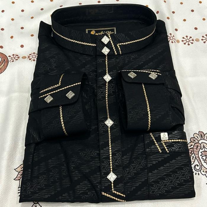 Koko Sultan Wolfis produk original Annun Motif Terbaru Busana Muslim Dewasa