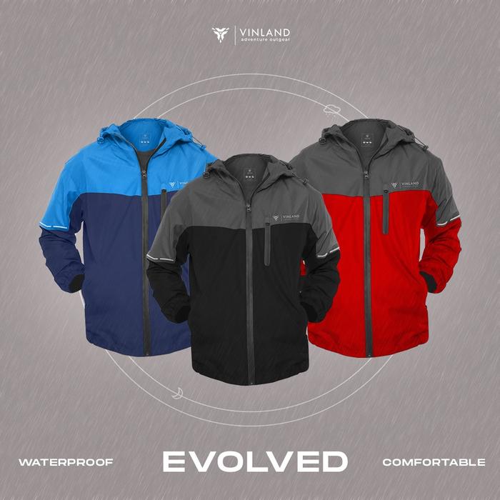 PRODUK ORIGINAL Jaket Motor Pria EVOLVED Series VINLAND