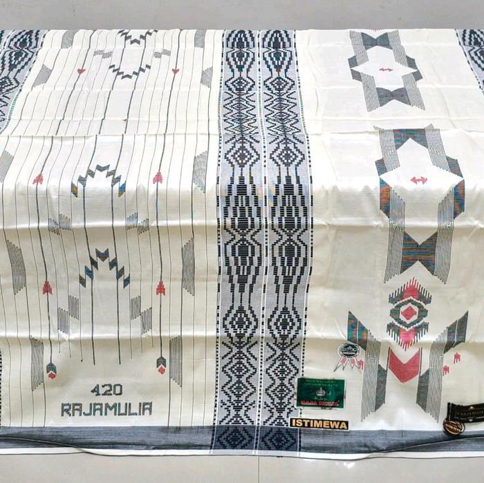 Sarung RAJA MULIA 420 EXCLUSIVE Tenun asli jahitan tengah produk lokal Indonesia songket TimBuL asli