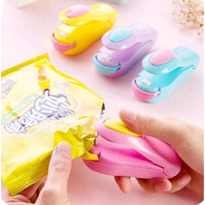 mini hand sealer alat press plastik snack 774