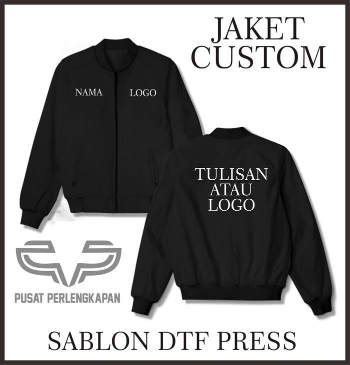 JAKET BOMBER CUSTOM / JAKET BOMBER MOTOR CUSTOM / JAKET BOMBER WATERPRROF CUSTOM / JAKET BOMBER SATU
