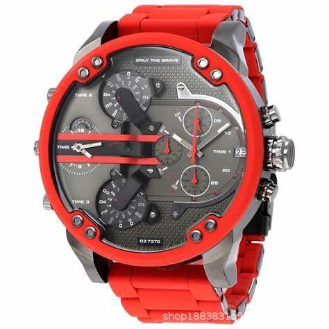 Jam Tangan Pria Cross-border Supply Original Japanese Movement Disco Card Watch Men's Watch DZ7333 D