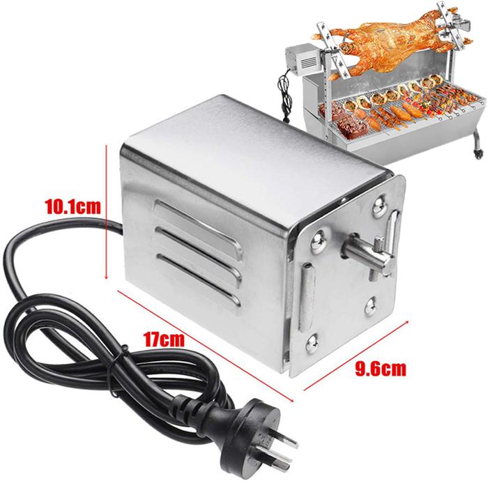 BBQ Grill Motor Rotating Motor Stainless Steel Spit Rotisserie Motor for Roasting Furnace Roasted La