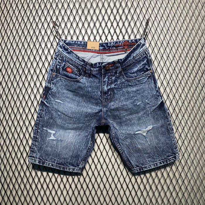 Celana pendek Premium sobek Level 99I Celana Jeans Pendek Pria Cowok I Produk Lokal I SobekI Requler