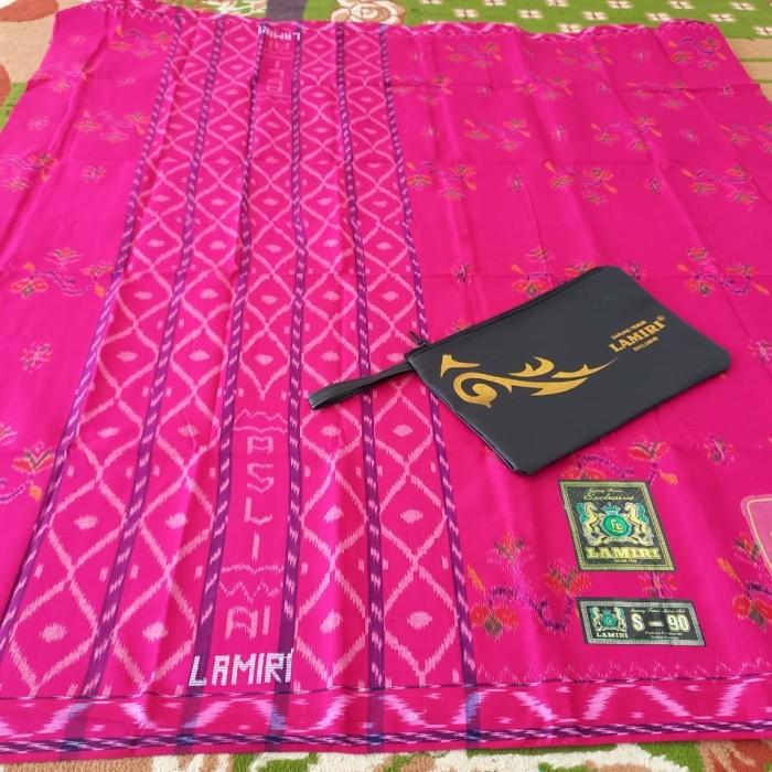 Sarung lamiri full sutra Original terbaru 2021 - pink
