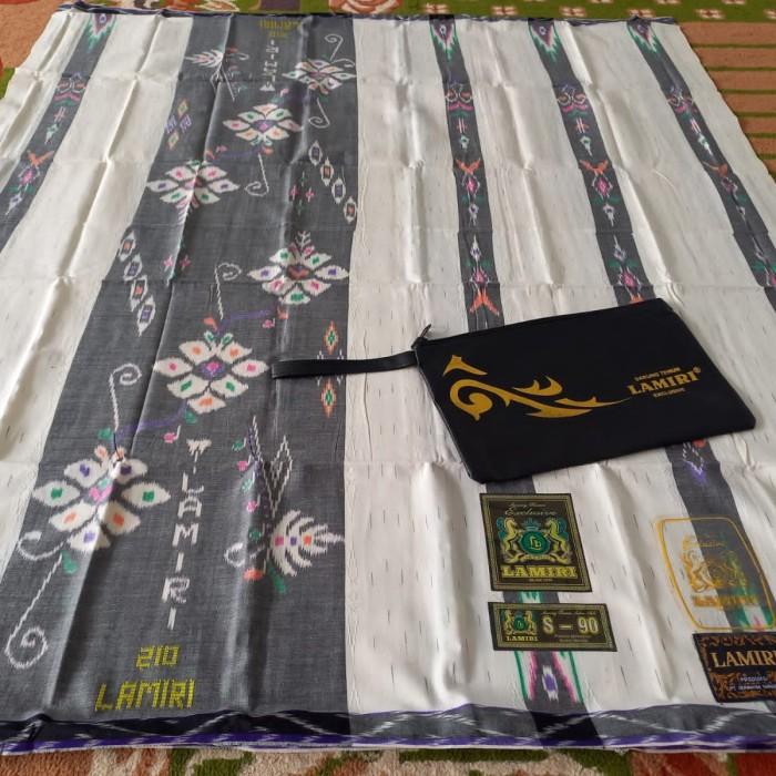 sarung lamiri A1 sutra original - Putih