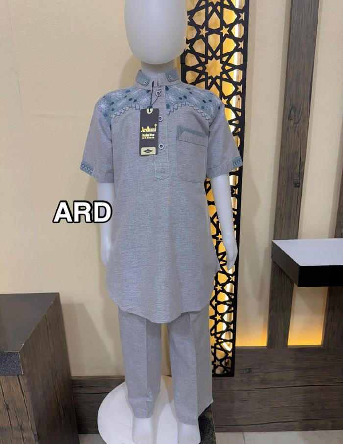 Baju Setelan Koko Anak Premium Ardhani Motif Laba-laba