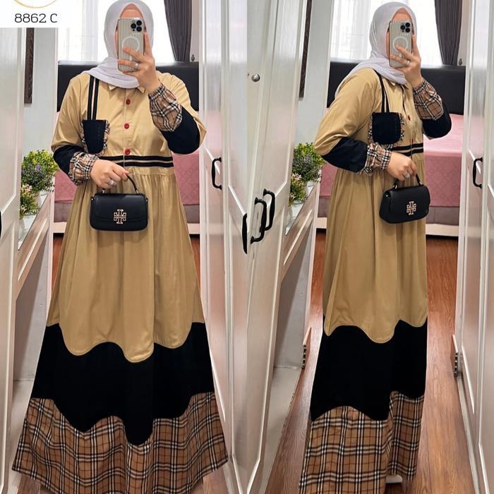 Gamis Semut | Midi Semut | Dress Semut | Dress katun