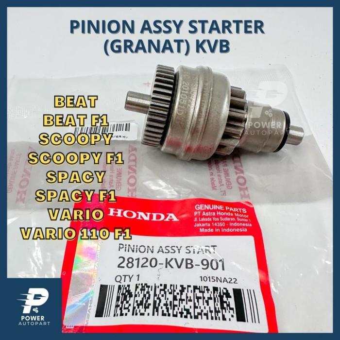 PINION ASSY STARTER HONDA BEAT, VARIO, SPACY, SCOOPY GRANAT GIGI