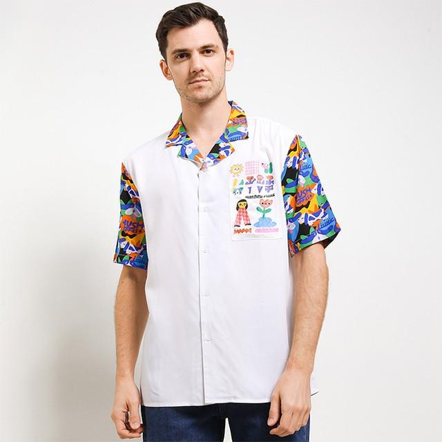 GentStyle- Hush Puppies Kemeja Pria Liunic Legra White